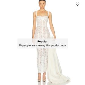 ELSA White Lace Bridal Gown